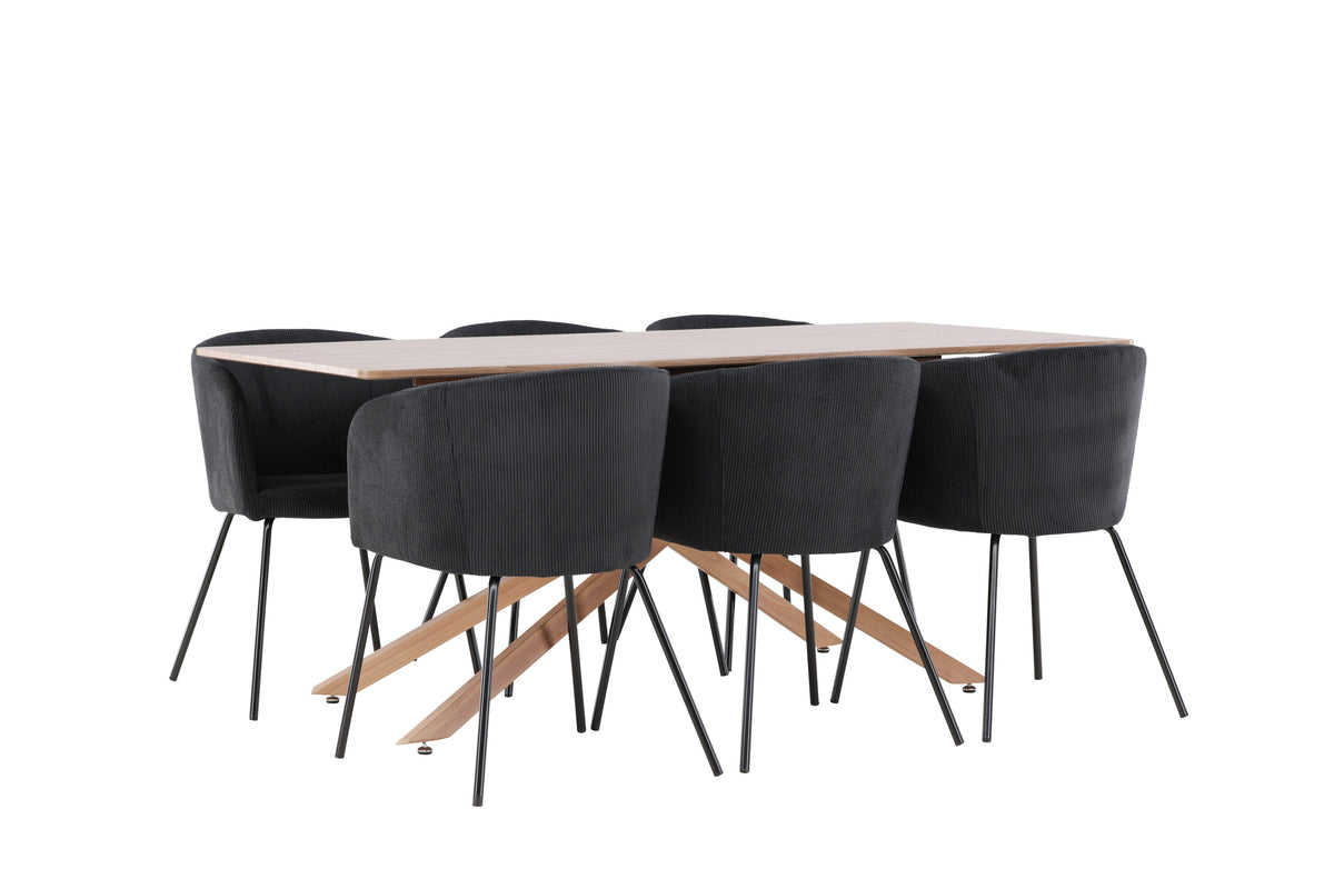 Piazza Matbord med Berit Stolarna – MDF