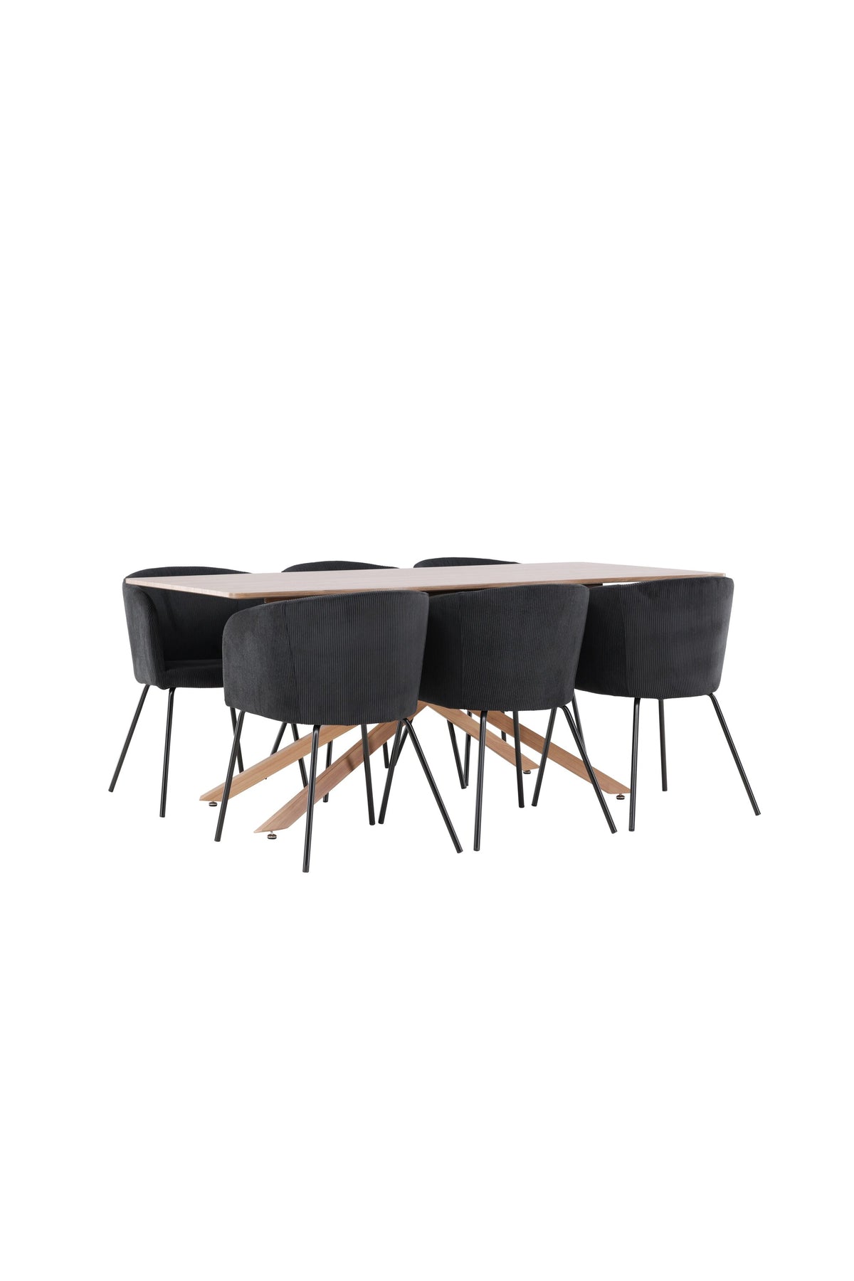 Piazza Matbord med Berit Stolarna – MDF
