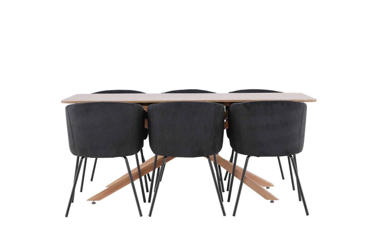 Piazza Matbord med Berit Stolarna – MDF