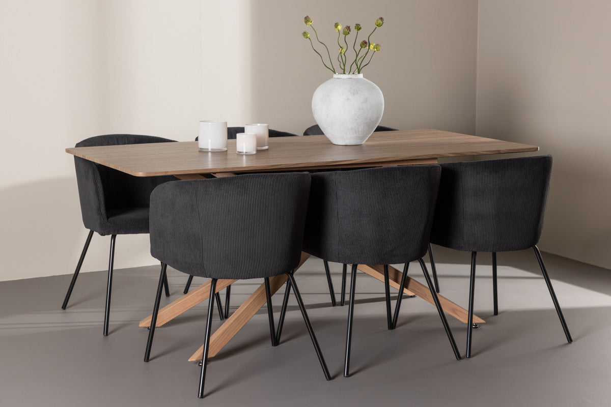 Piazza Matbord med Berit Stolarna – MDF