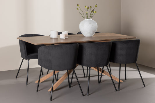 Piazza Matbord med Berit Stolarna – MDF