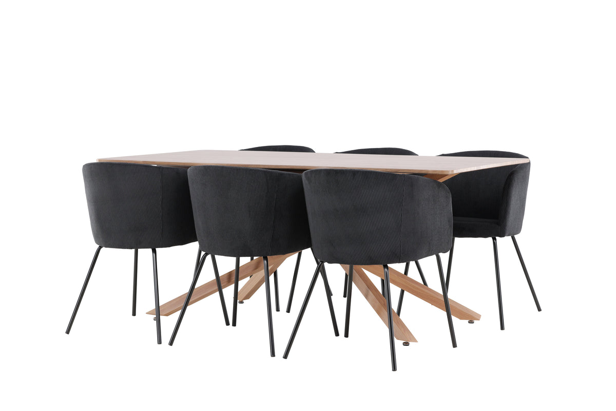 Piazza Matbord med Berit Stolarna – MDF