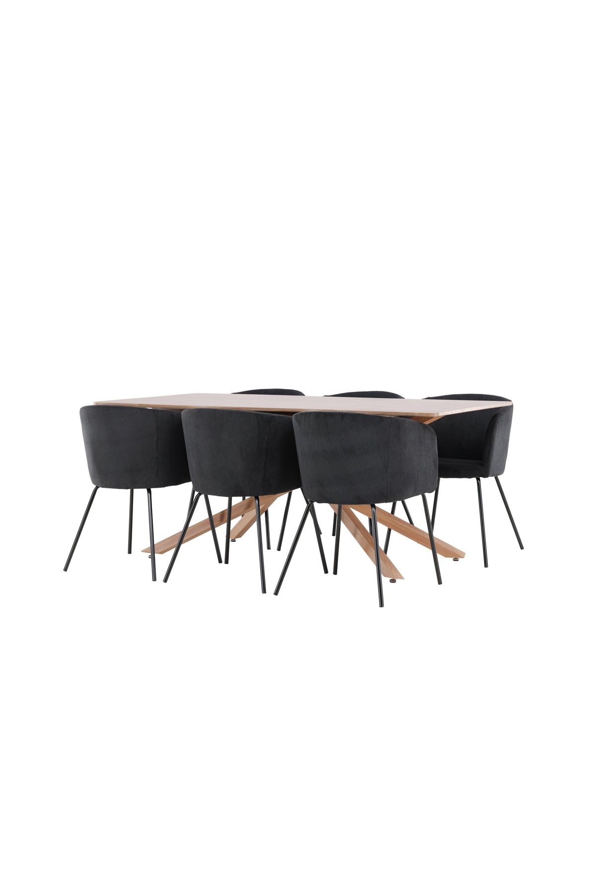 Piazza Matbord med Berit Stolarna – MDF