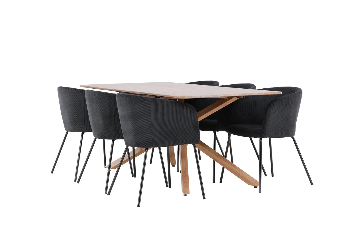 Piazza Matbord med Berit Stolarna – MDF
