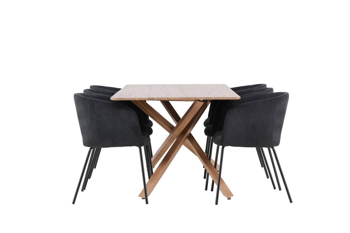 Piazza Matbord med Berit Stolarna – MDF