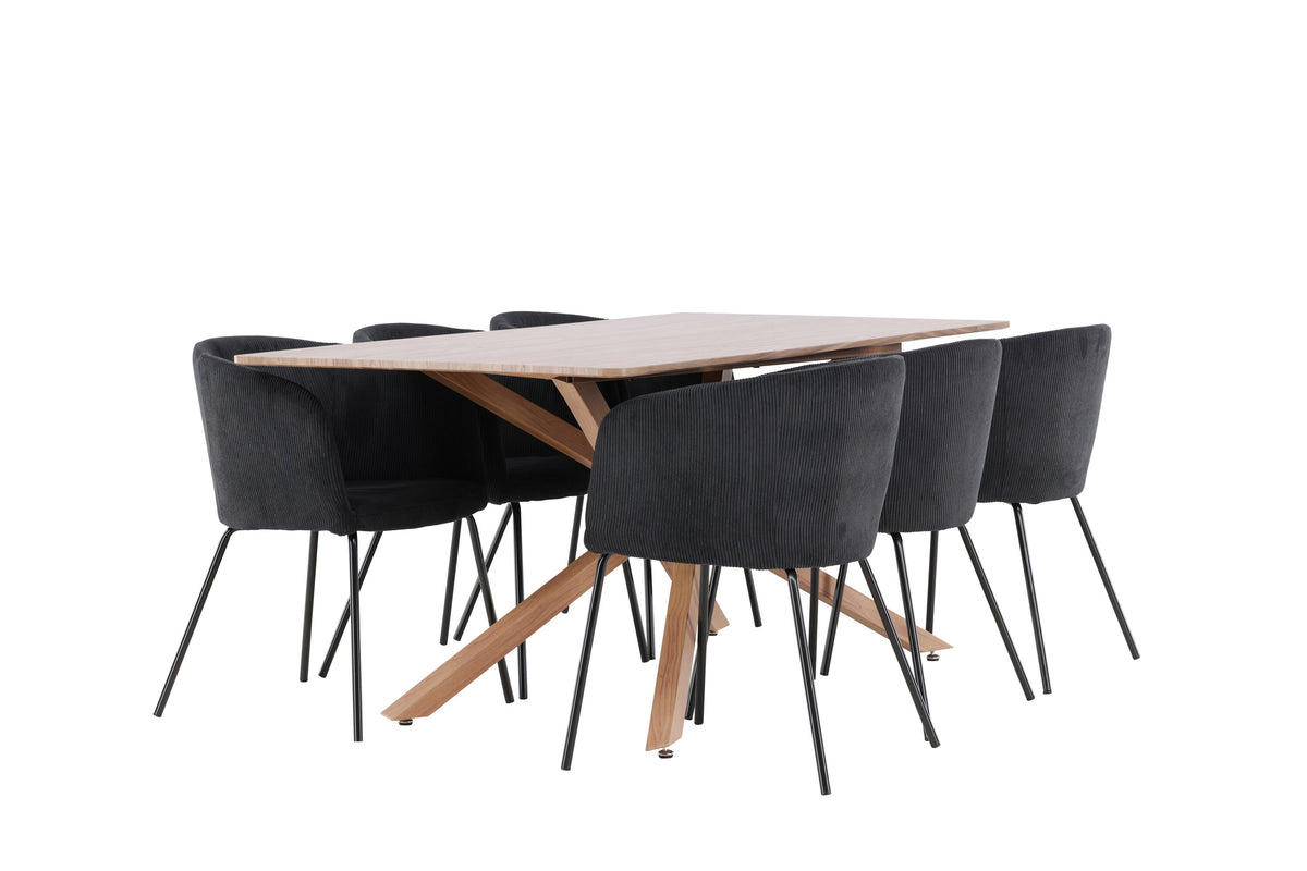 Piazza Matbord med Berit Stolarna – MDF