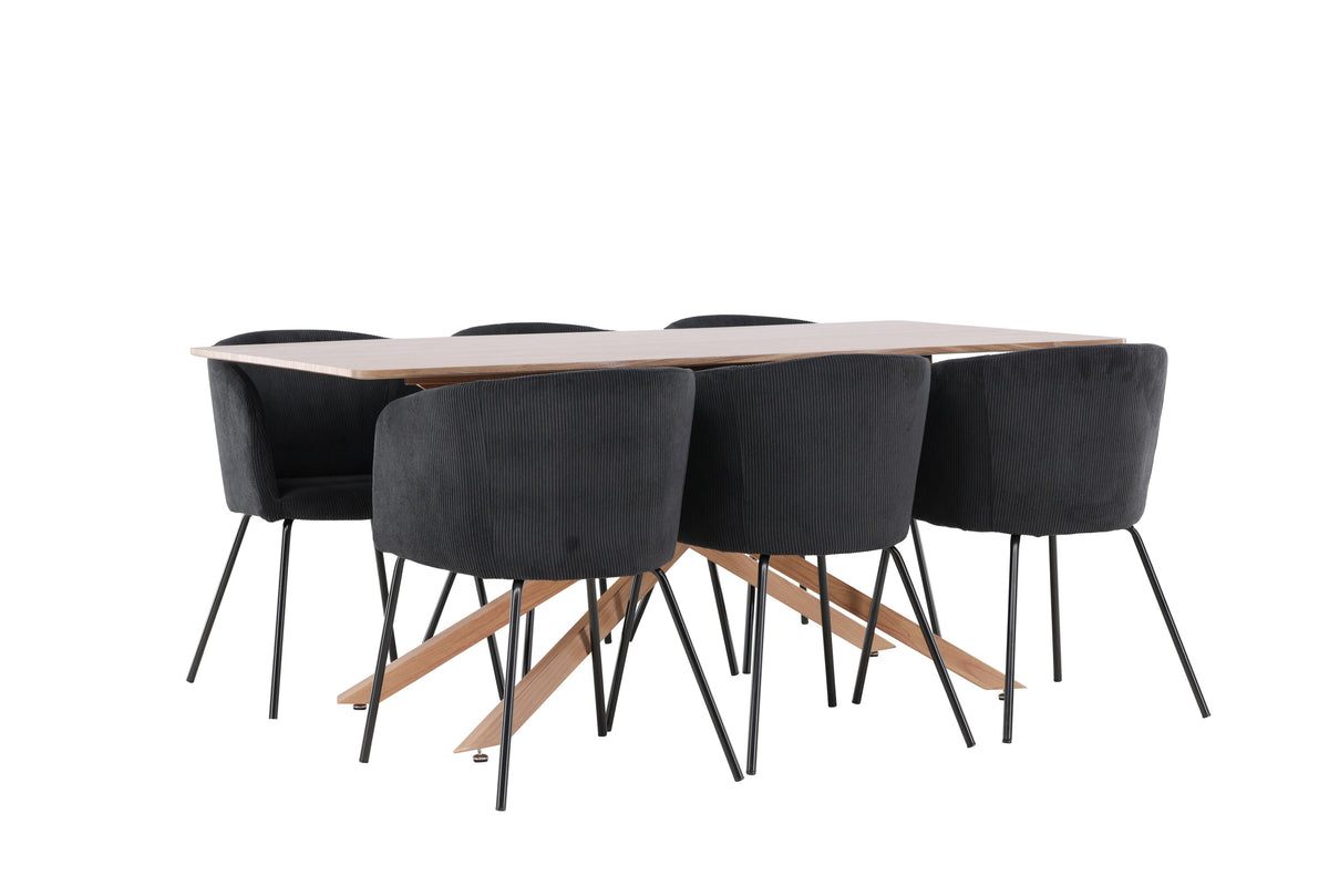 Piazza Matbord med Berit Stolarna – MDF