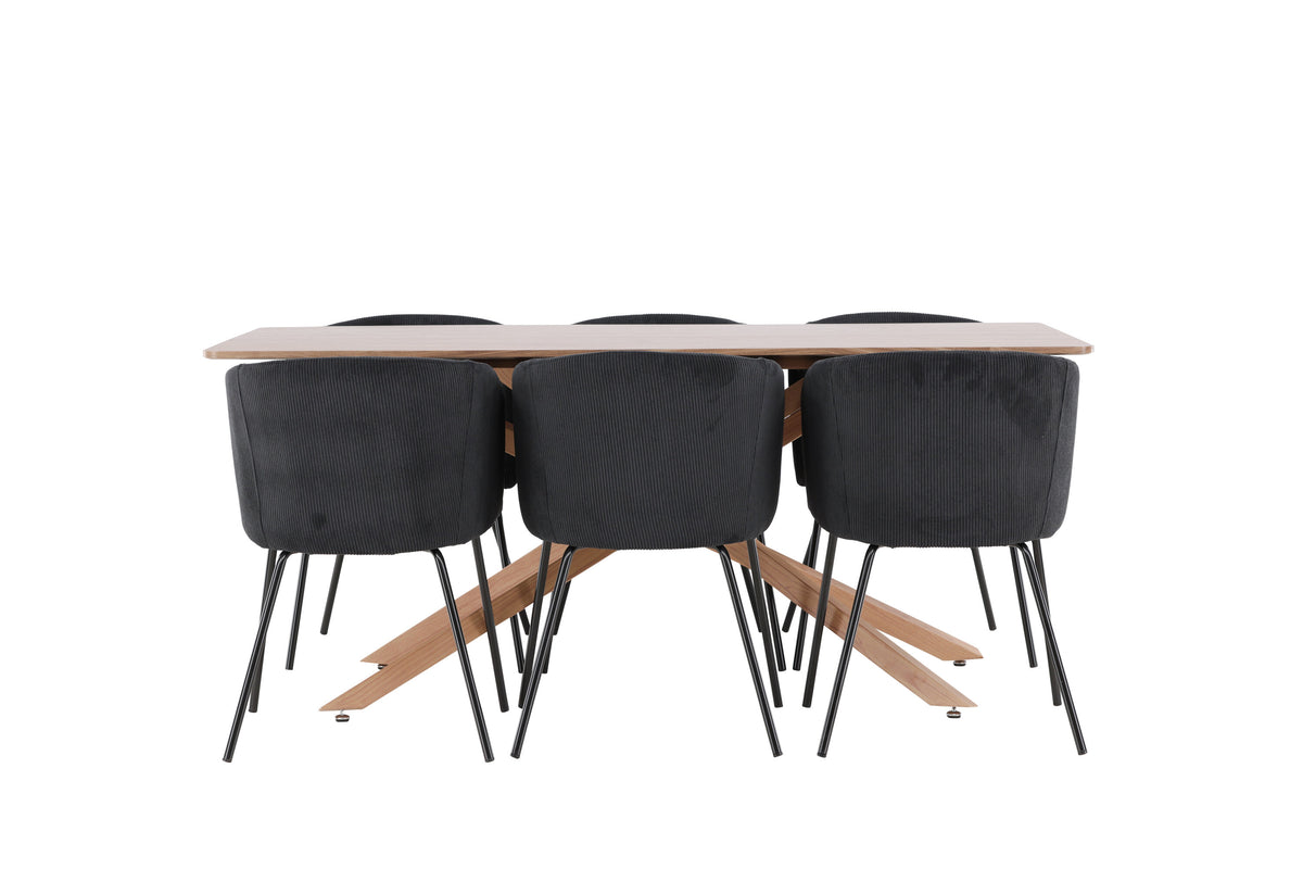 Piazza Matbord med Berit Stolarna – MDF