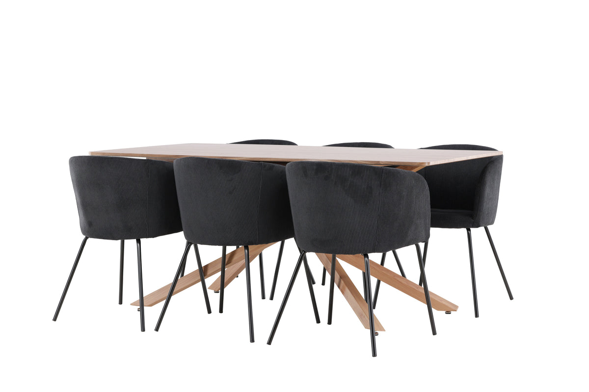 Piazza Matbord med Berit Stolarna – MDF