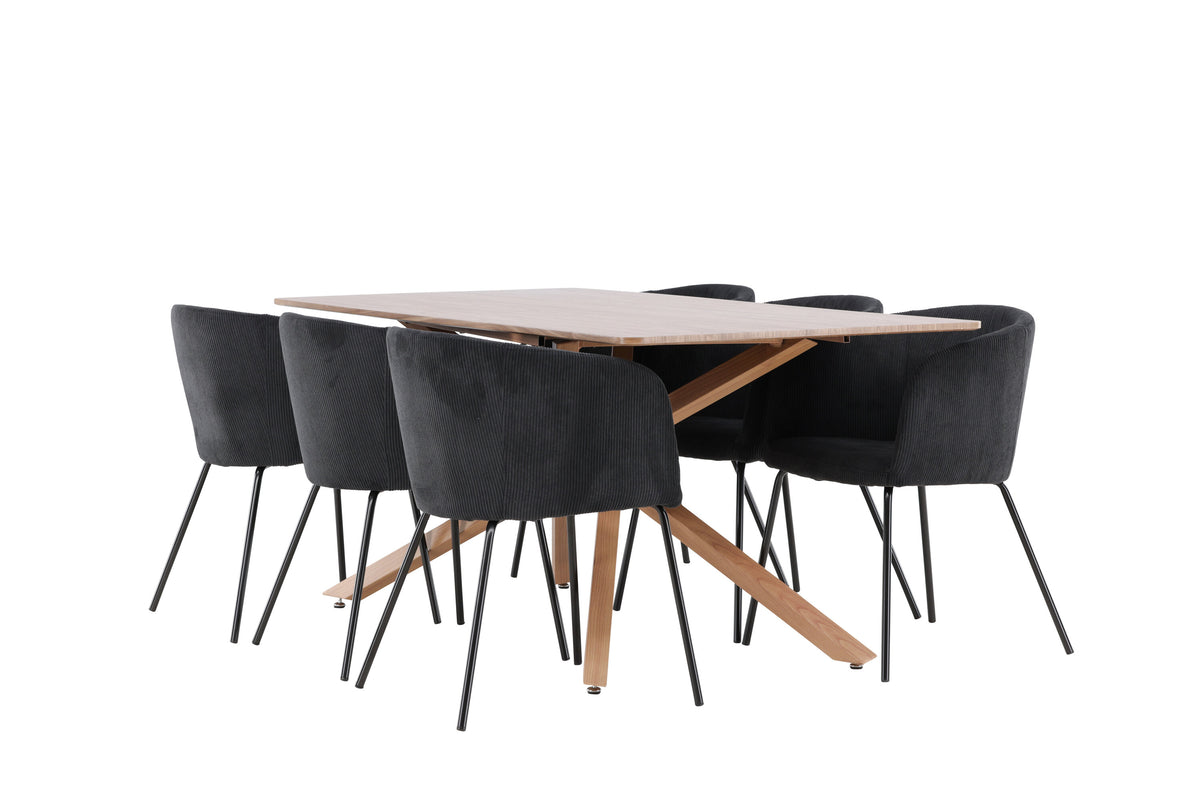 Piazza Matbord med Berit Stolarna – MDF