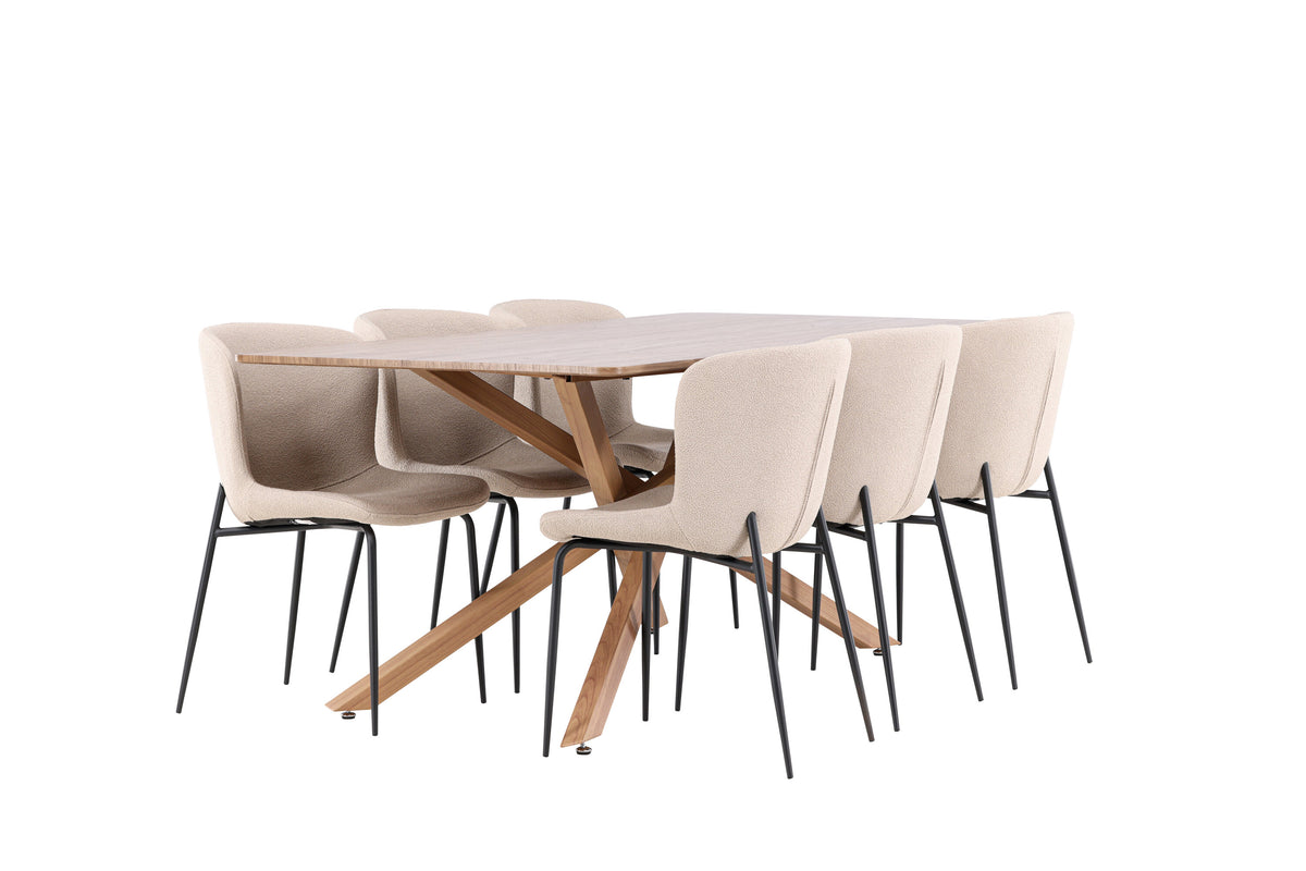 Piazza Matbord med Modesto Stolarna – MDF