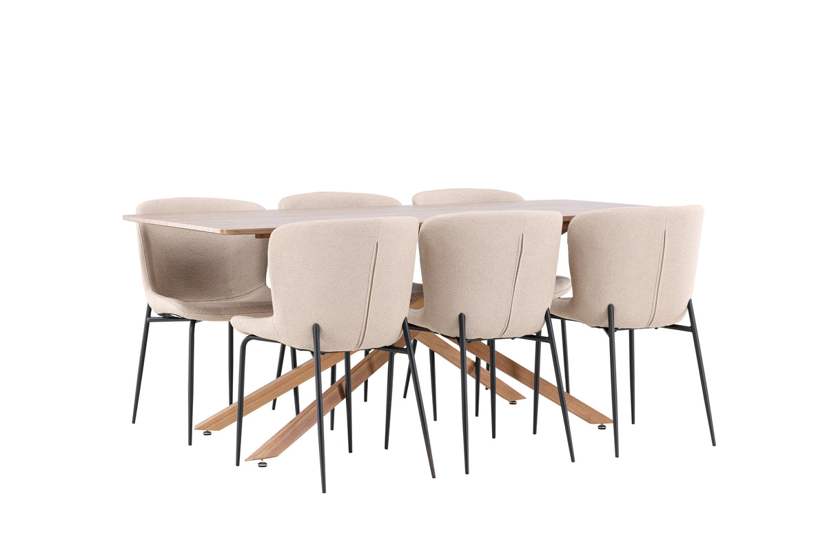 Piazza Matbord med Modesto Stolarna – MDF