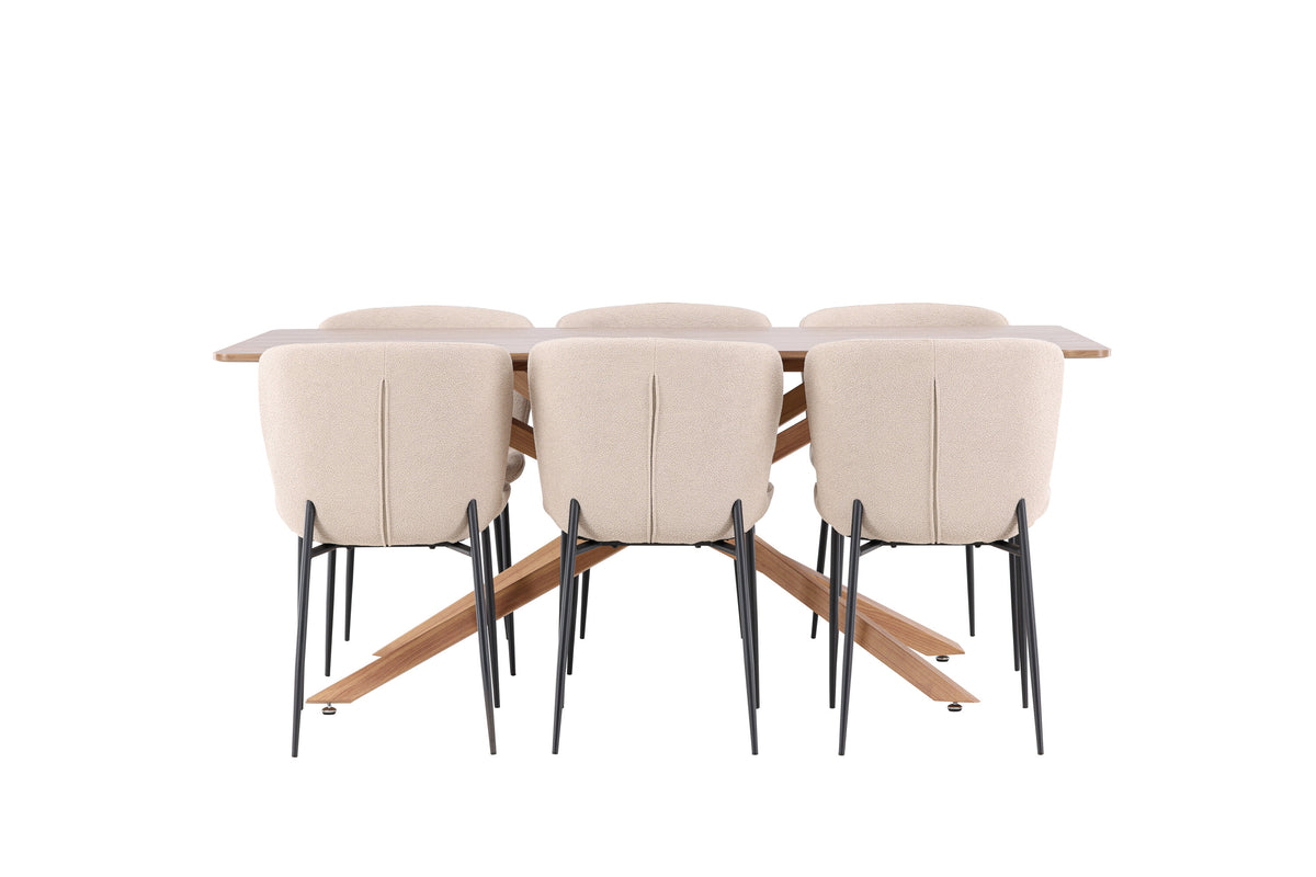 Piazza Matbord med Modesto Stolarna – MDF