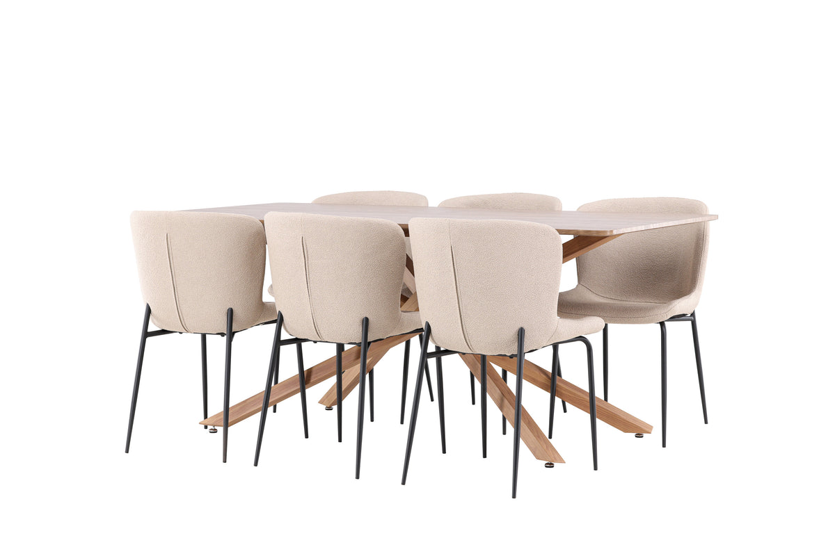 Piazza Matbord med Modesto Stolarna – MDF