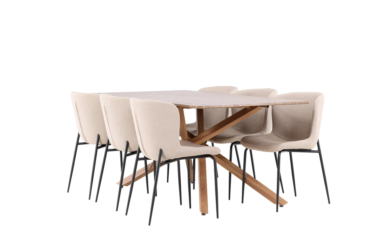 Piazza Matbord med Modesto Stolarna – MDF