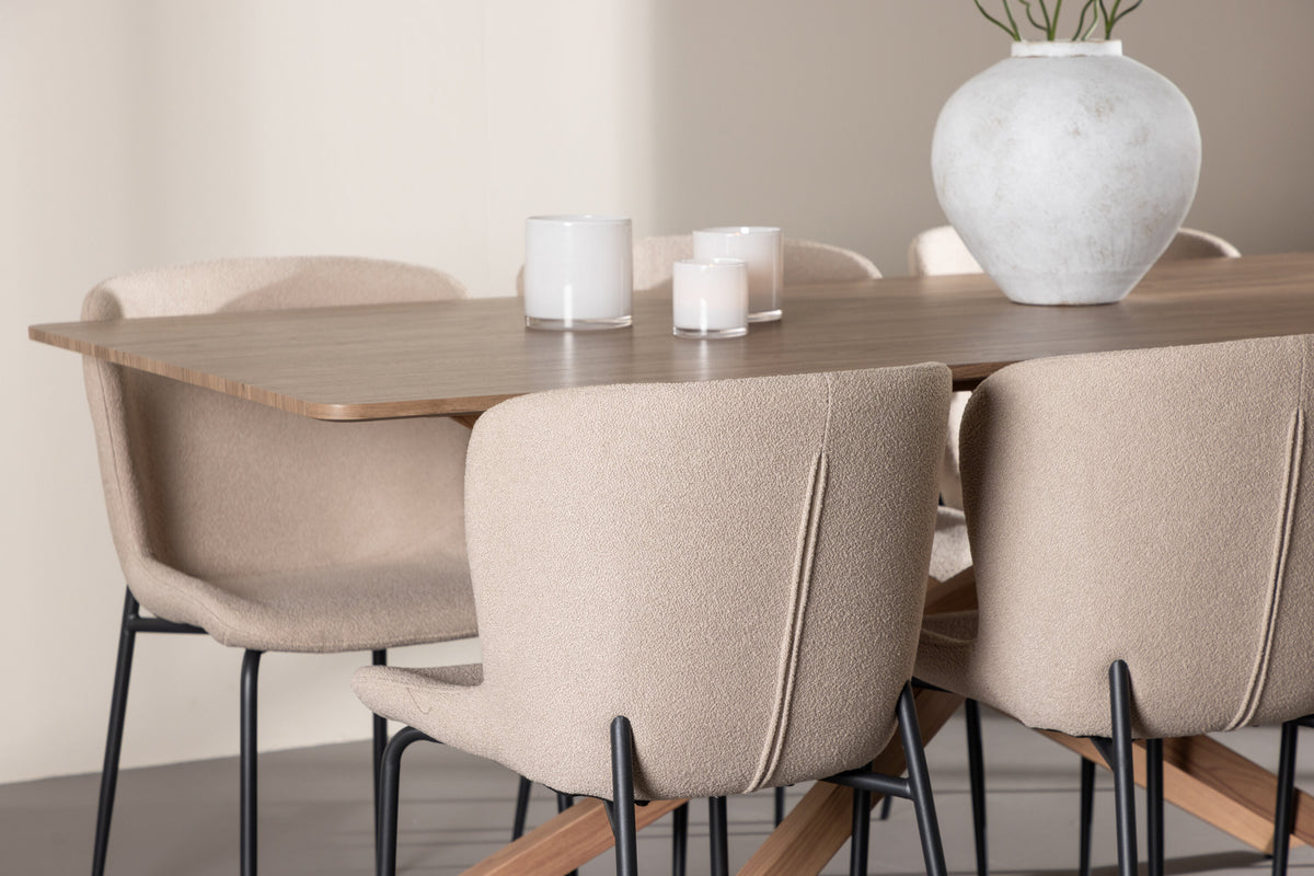 Piazza Matbord med Modesto Stolarna – MDF