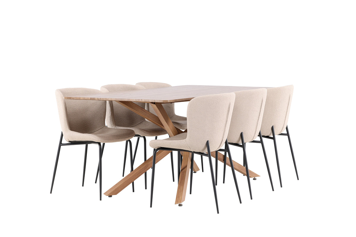 Piazza Matbord med Modesto Stolarna – MDF