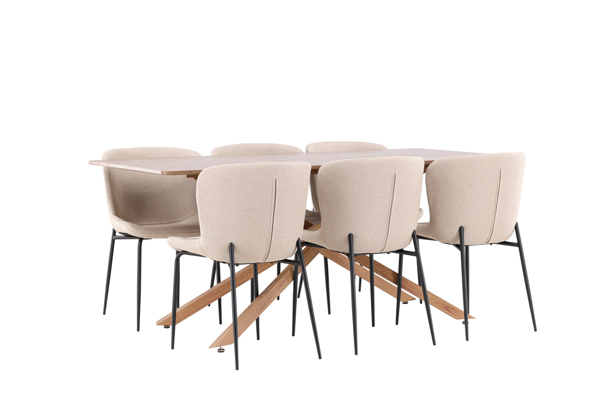 Piazza Matbord med Modesto Stolarna – MDF