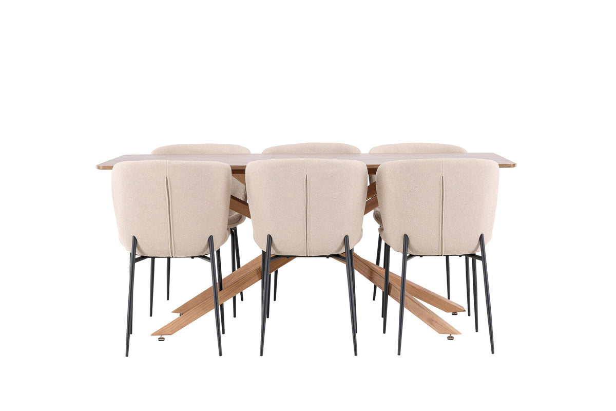 Piazza Matbord med Modesto Stolarna – MDF