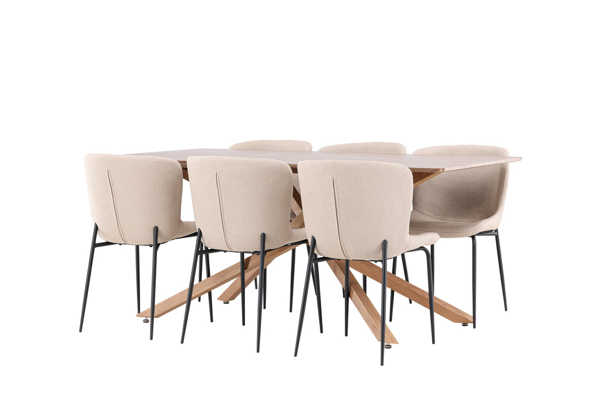 Piazza Matbord med Modesto Stolarna – MDF