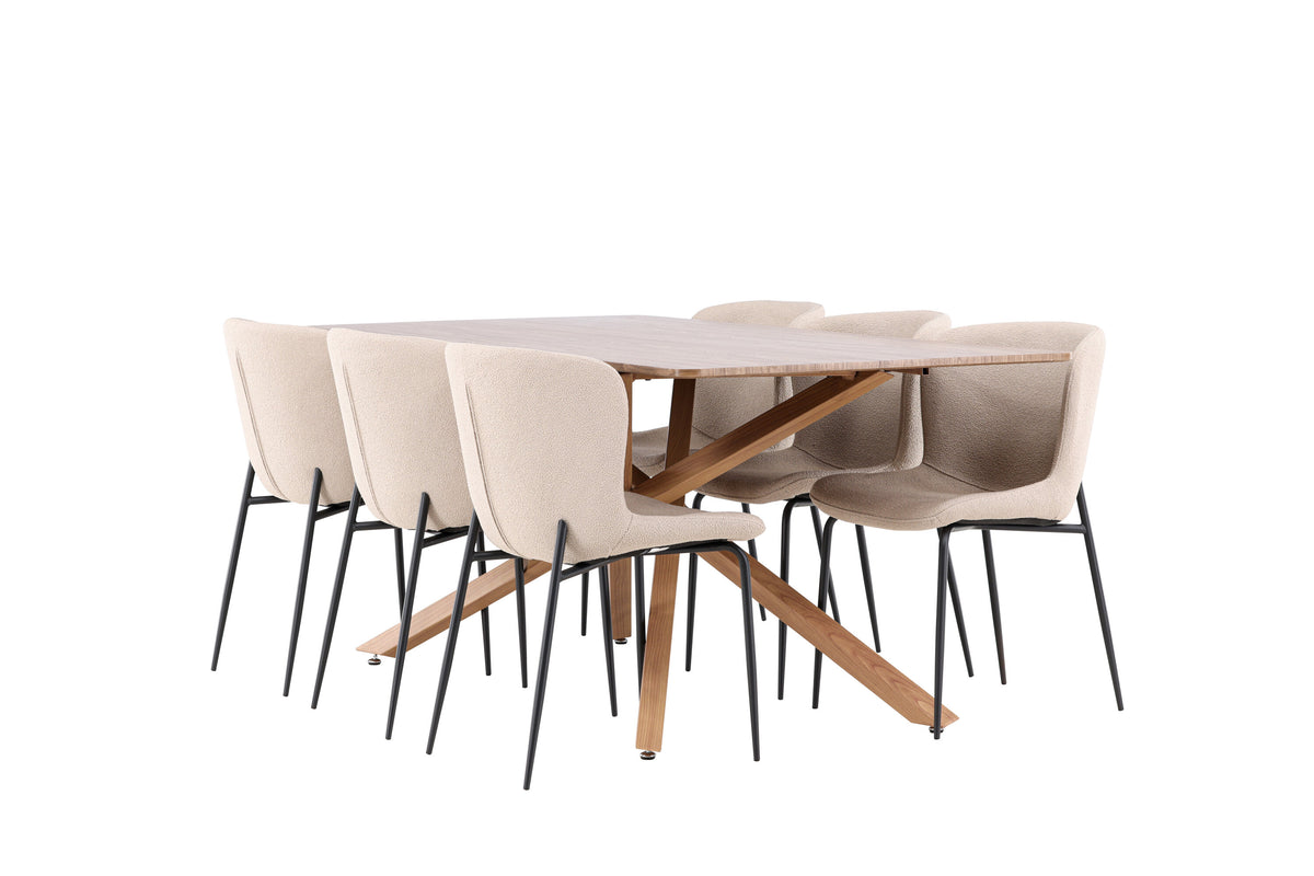 Piazza Matbord med Modesto Stolarna – MDF