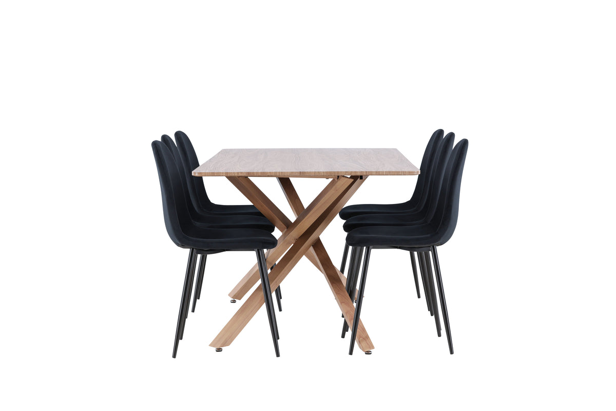 Piazza Matbord med Polar Stolarna – MDF
