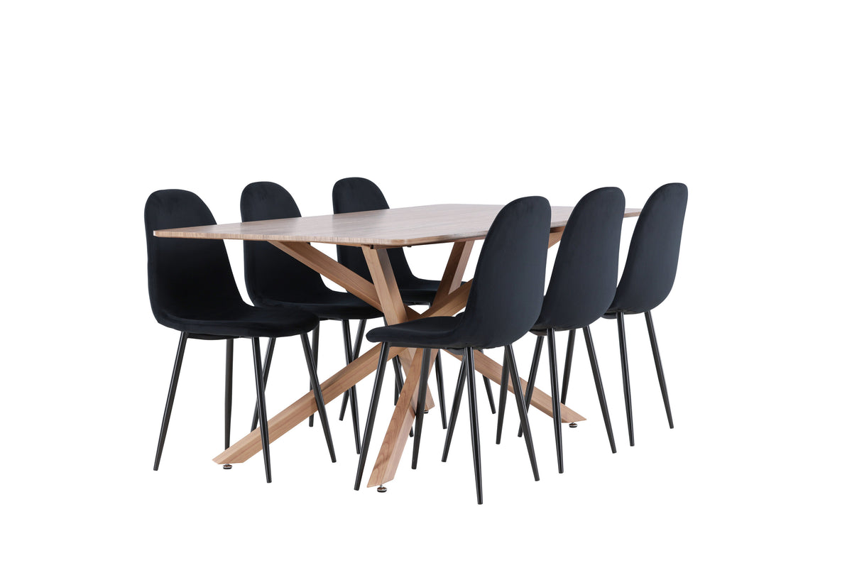 Piazza Matbord med Polar Stolarna – MDF