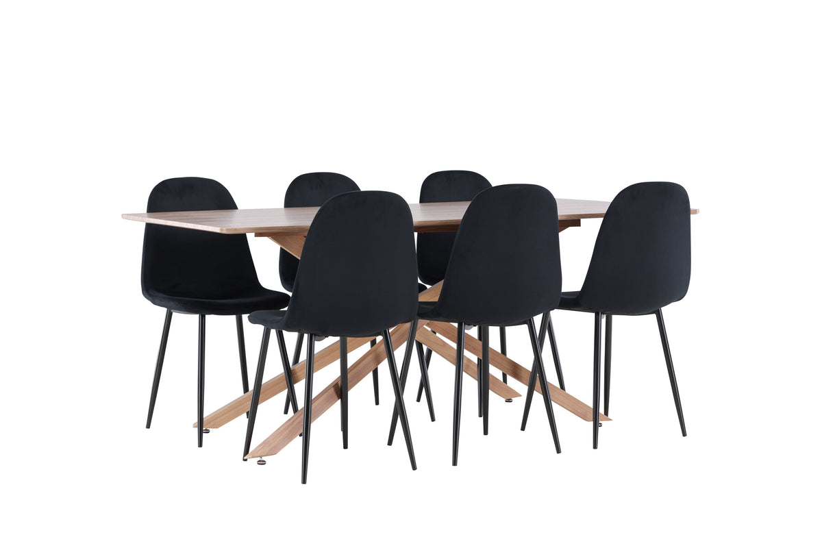 Piazza Matbord med Polar Stolarna – MDF