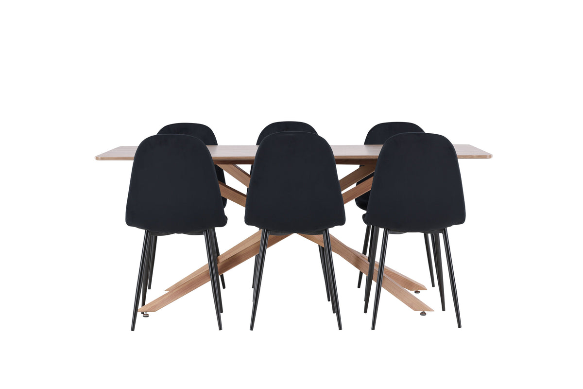 Piazza Matbord med Polar Stolarna – MDF