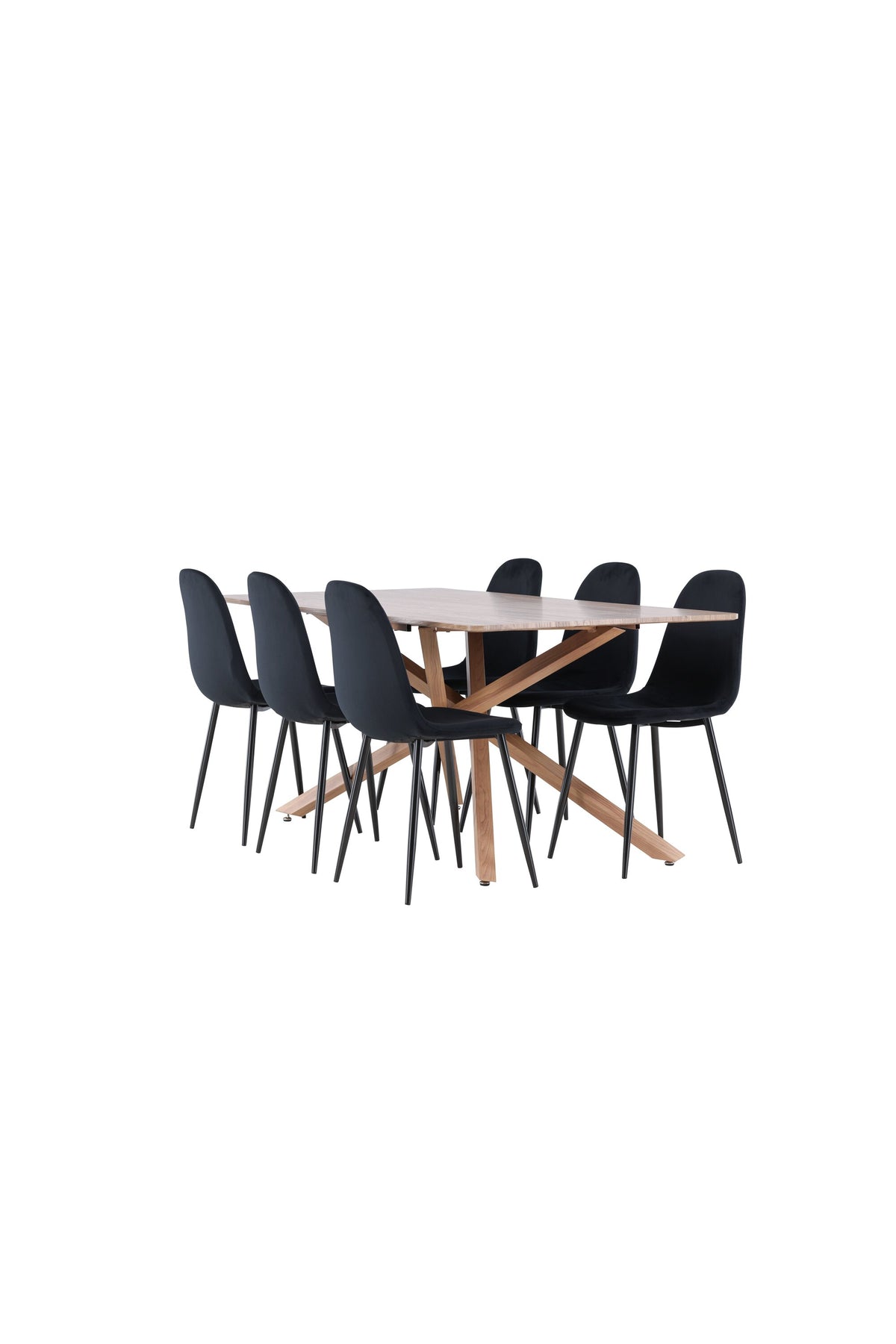 Piazza Matbord med Polar Stolarna – MDF