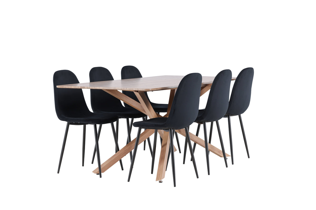 Piazza Matbord med Polar Stolarna – MDF