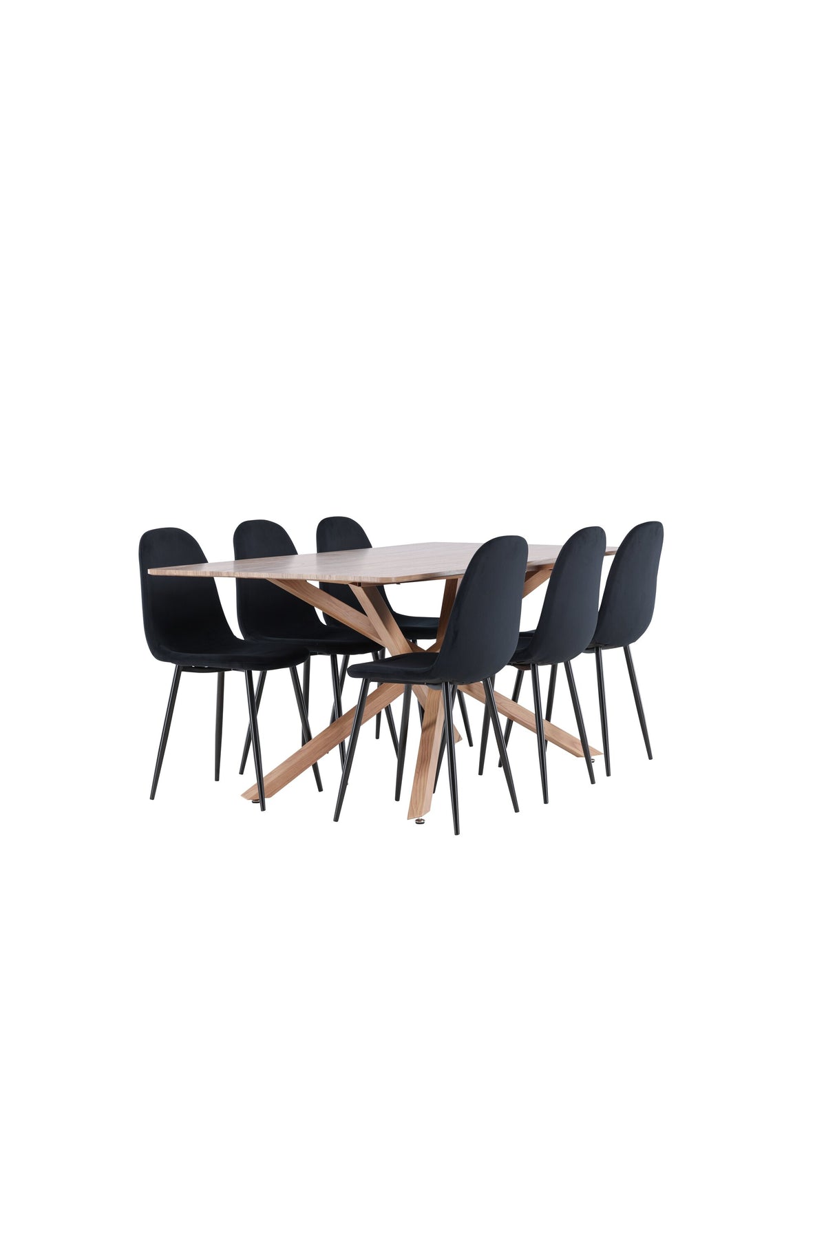 Piazza Matbord med Polar Stolarna – MDF