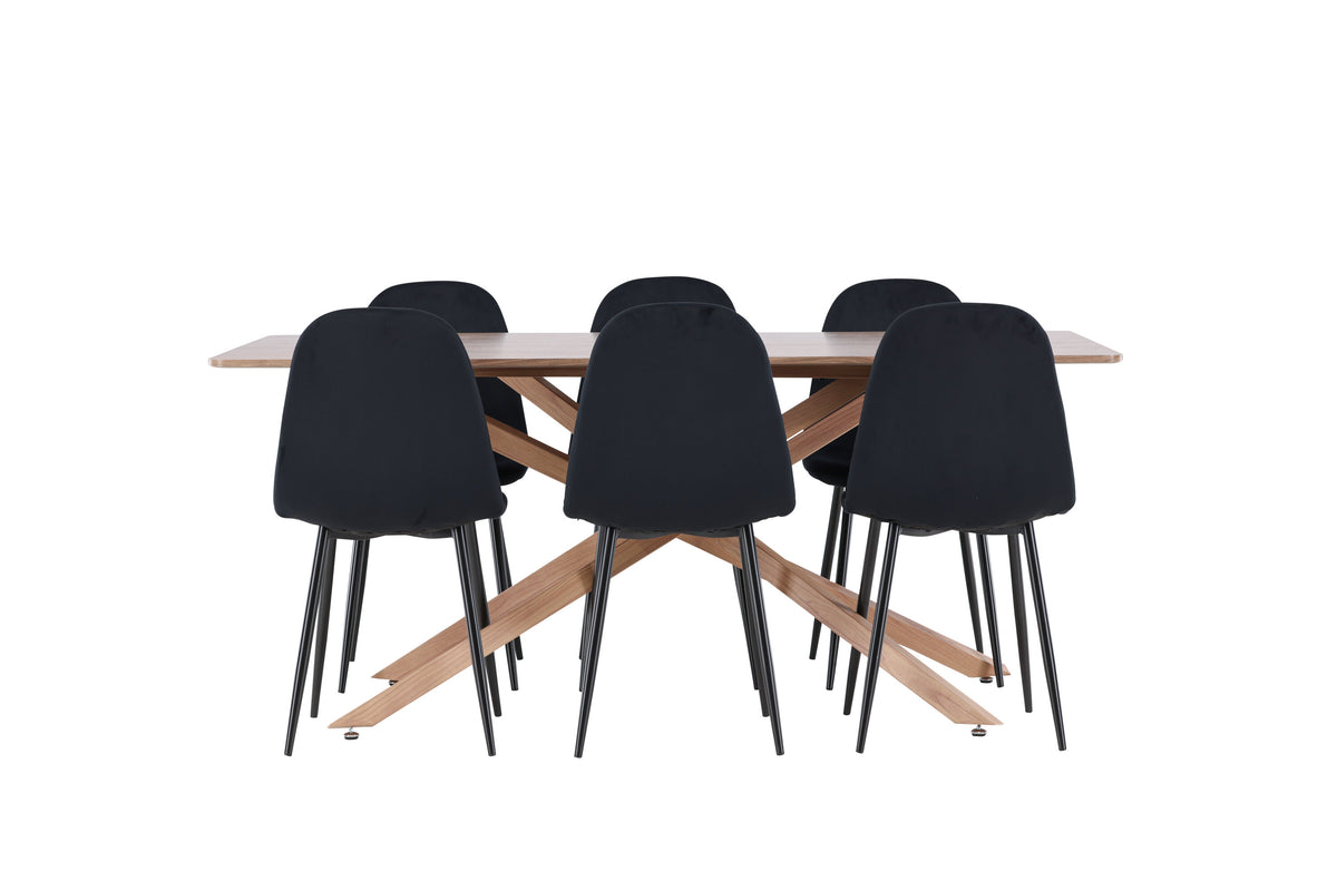 Piazza Matbord med Polar Stolarna – MDF