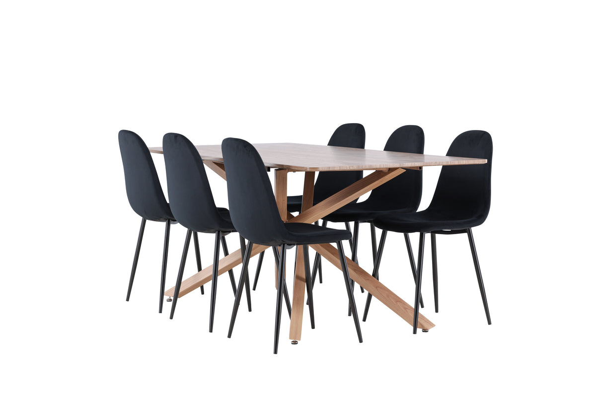 Piazza Matbord med Polar Stolarna – MDF