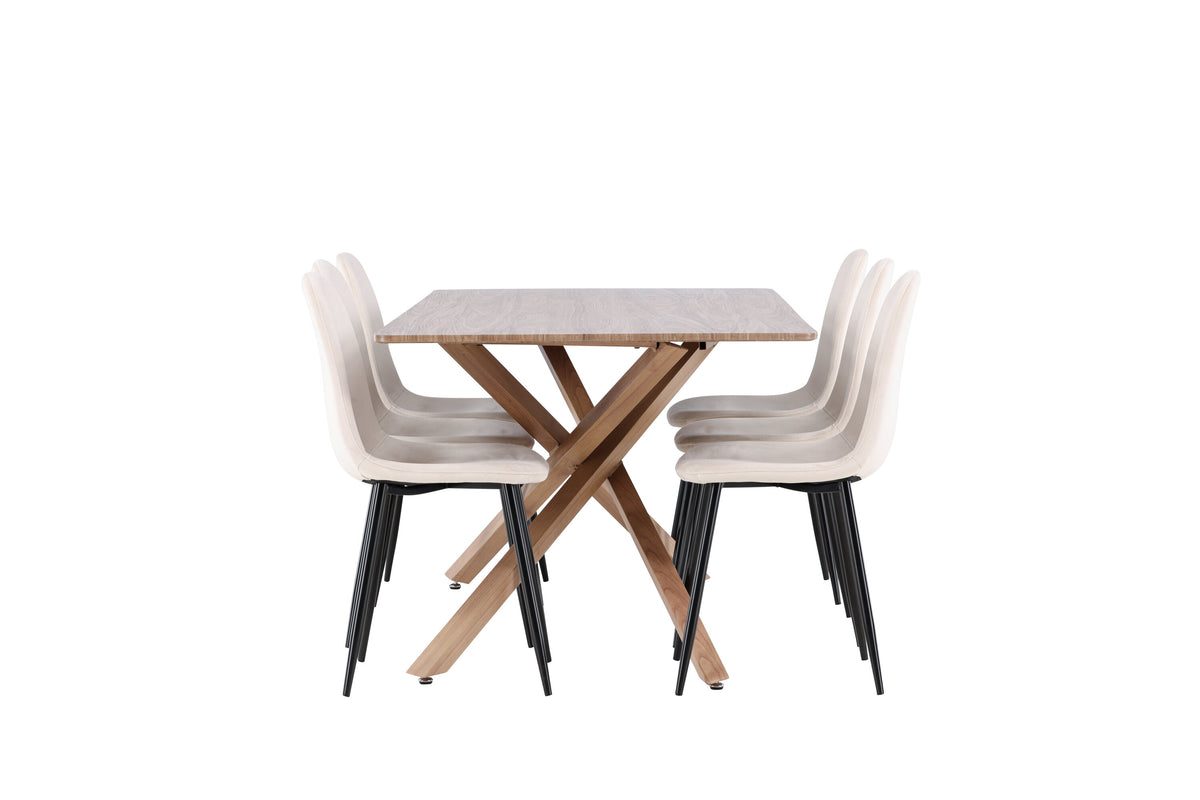 Piazza Matbord med Polar Stolarna – MDF