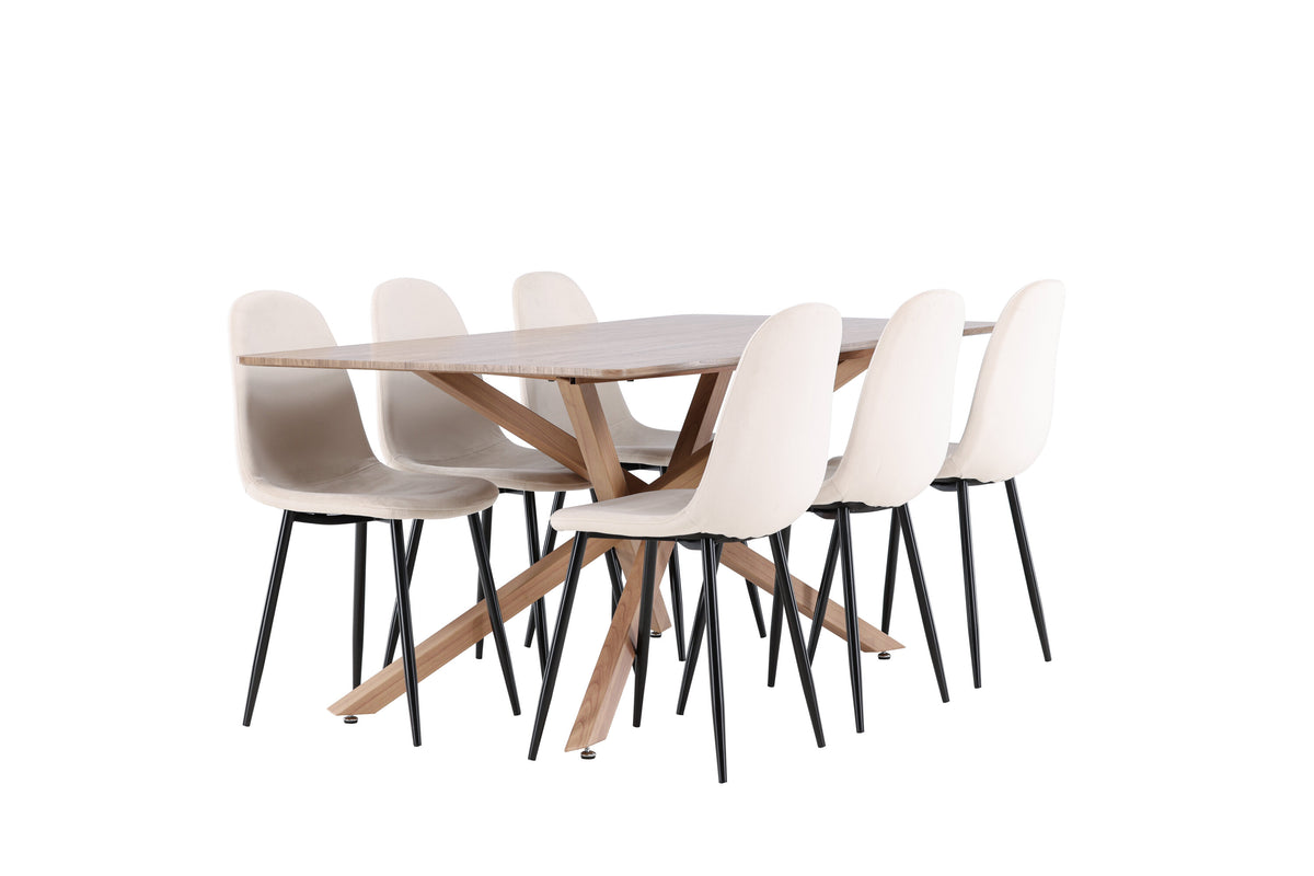 Piazza Matbord med Polar Stolarna – MDF