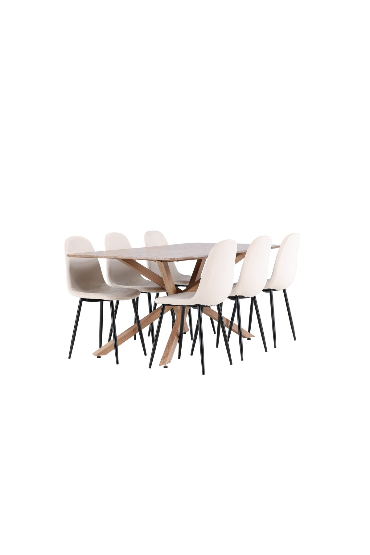 Piazza Matbord med Polar Stolarna – MDF