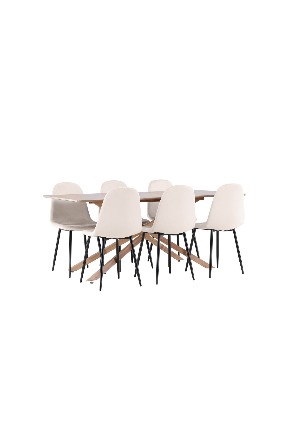 Piazza Matbord med Polar Stolarna – MDF