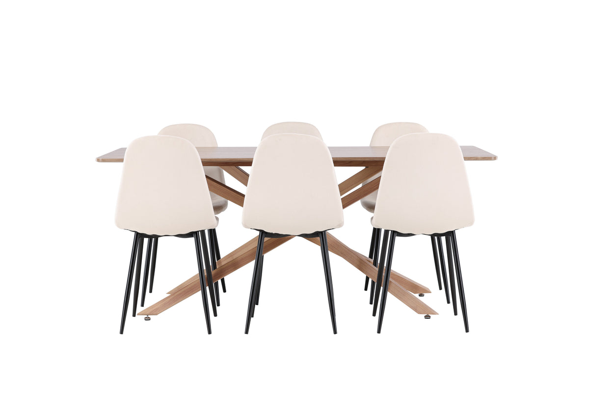 Piazza Matbord med Polar Stolarna – MDF