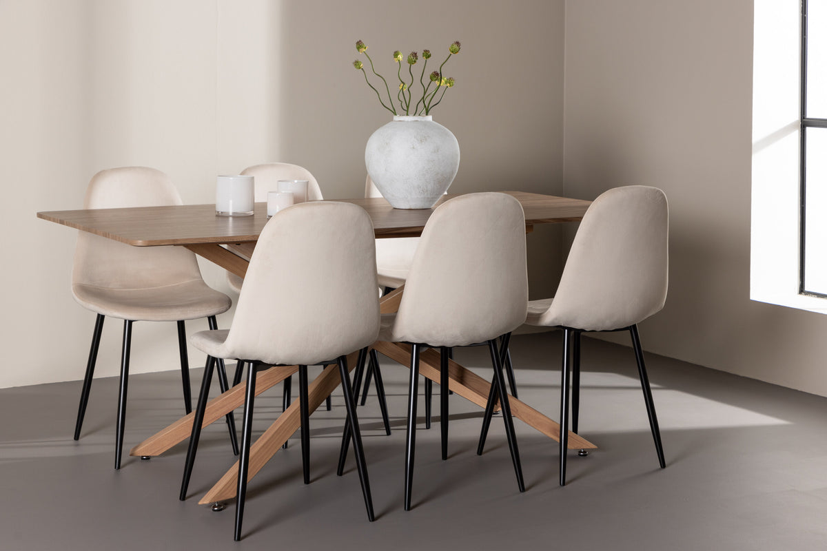 Piazza Matbord med Polar Stolarna – MDF