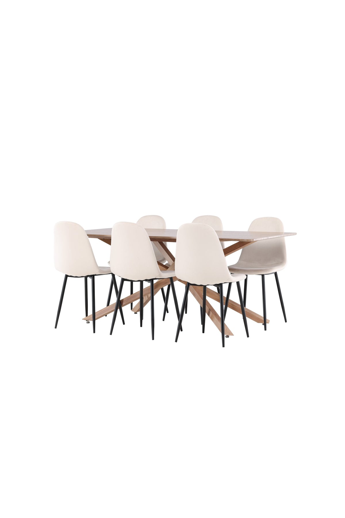 Piazza Matbord med Polar Stolarna – MDF