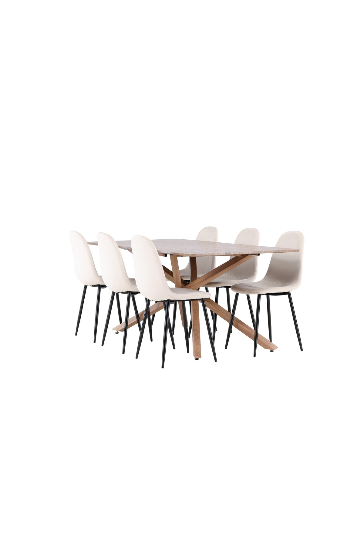 Piazza Matbord med Polar Stolarna – MDF