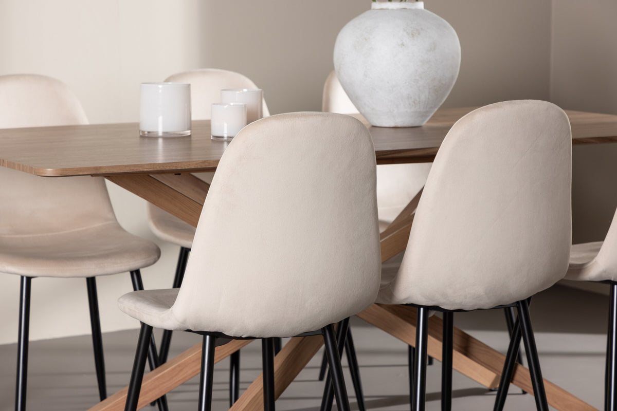Piazza Matbord med Polar Stolarna – MDF