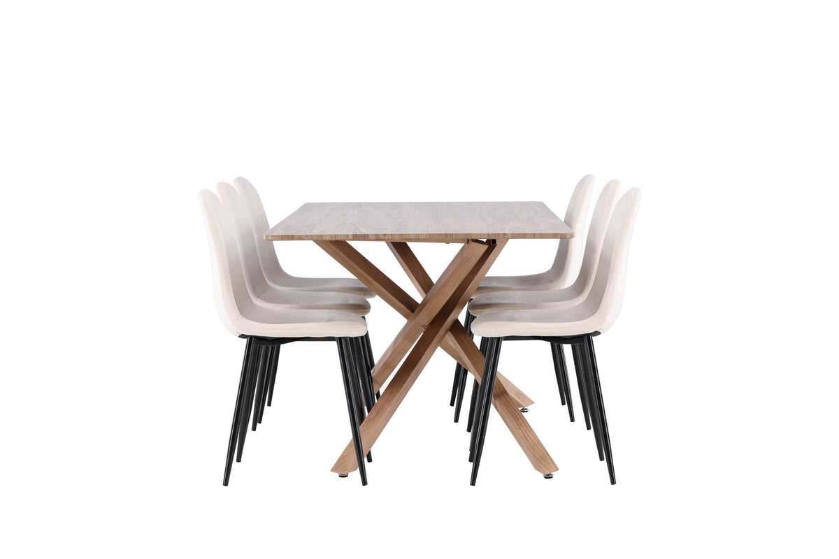 Piazza Matbord med Polar Stolarna – MDF