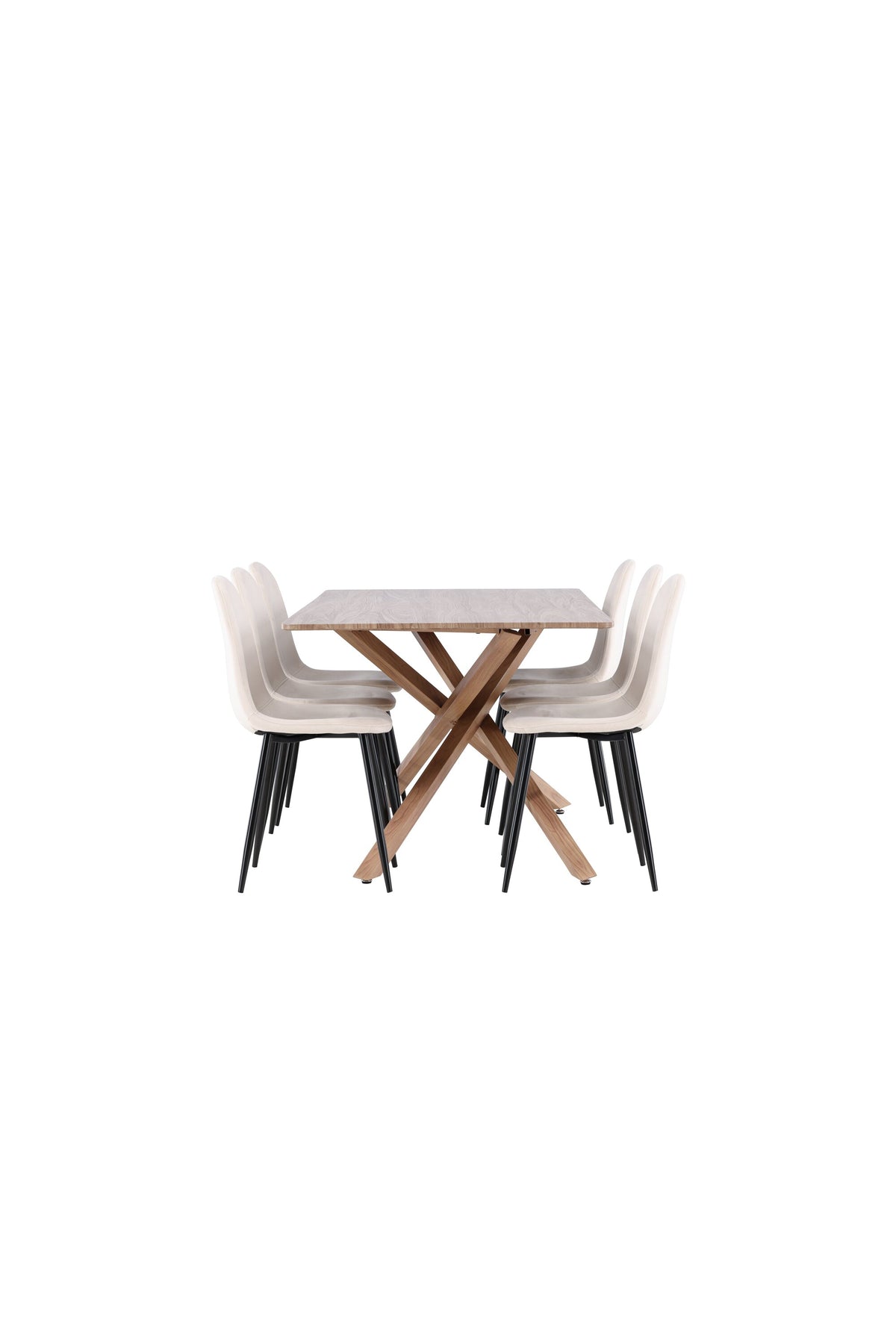 Piazza Matbord med Polar Stolarna – MDF