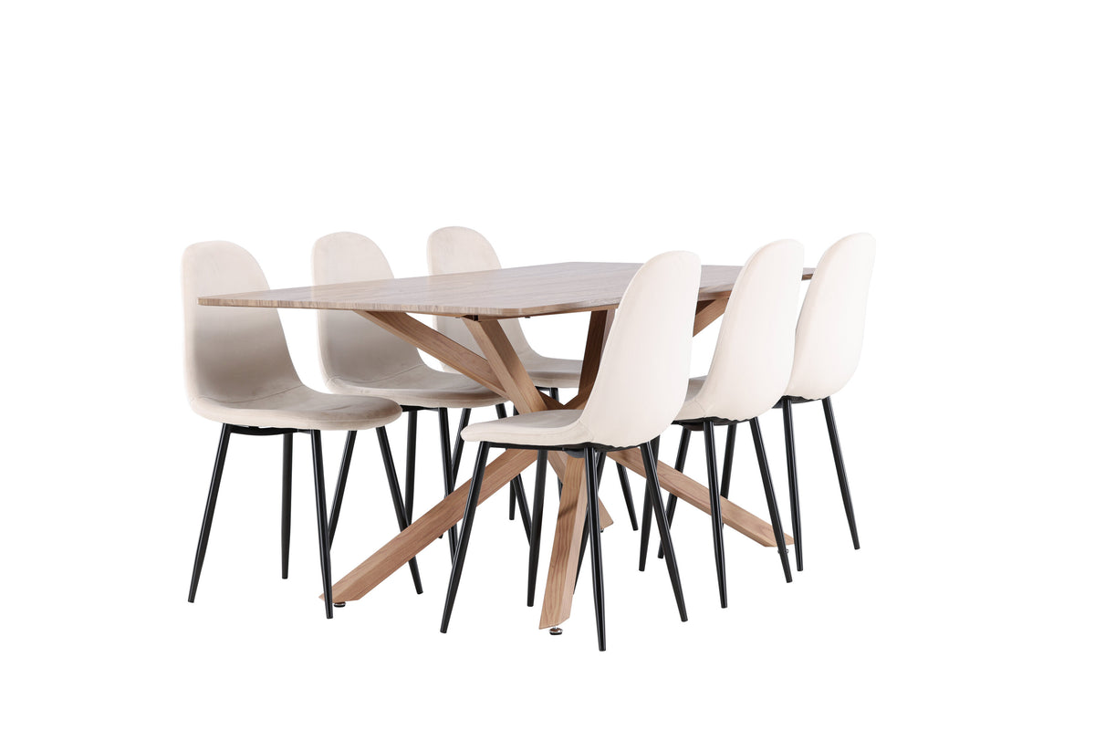 Piazza Matbord med Polar Stolarna – MDF