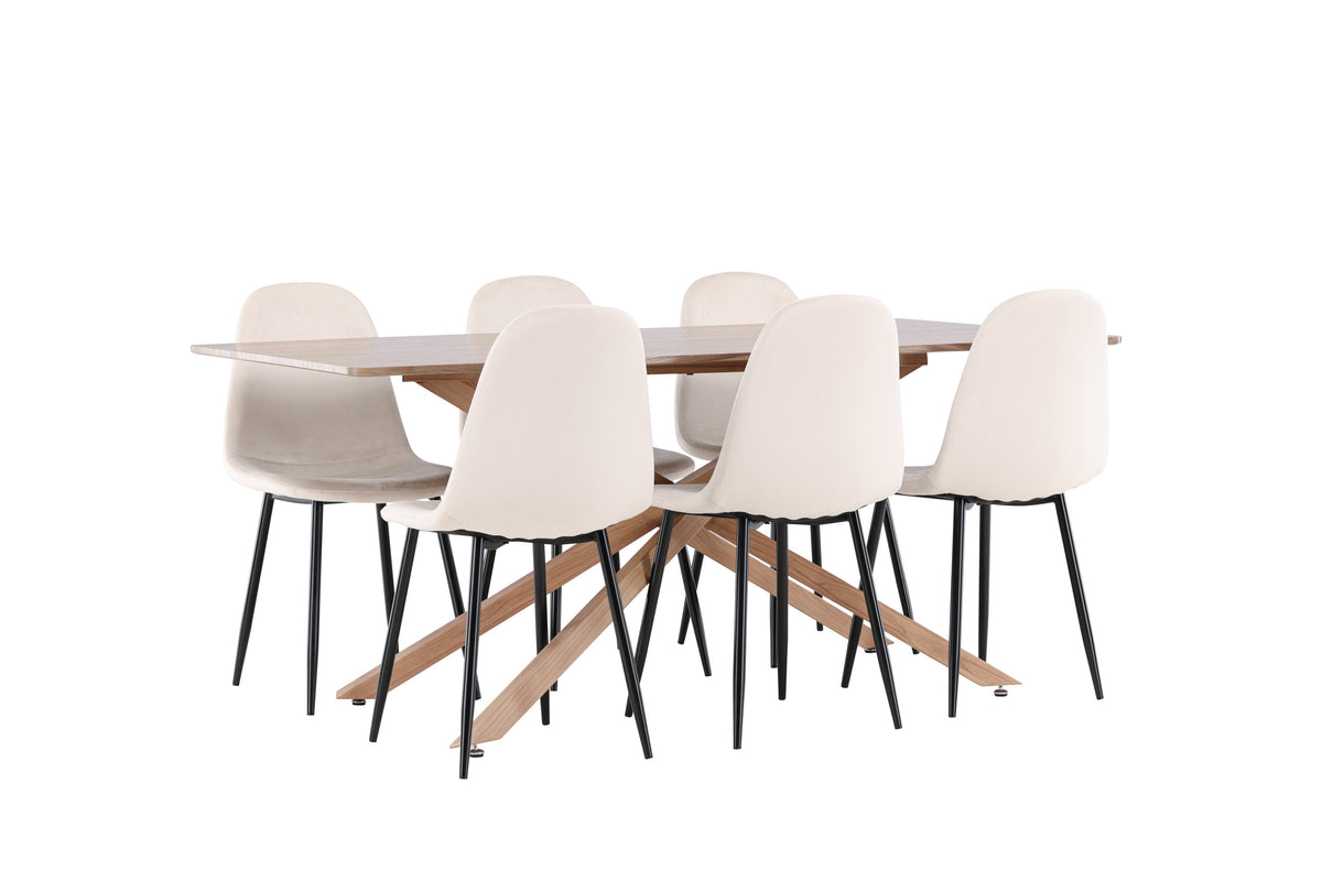 Piazza Matbord med Polar Stolarna – MDF