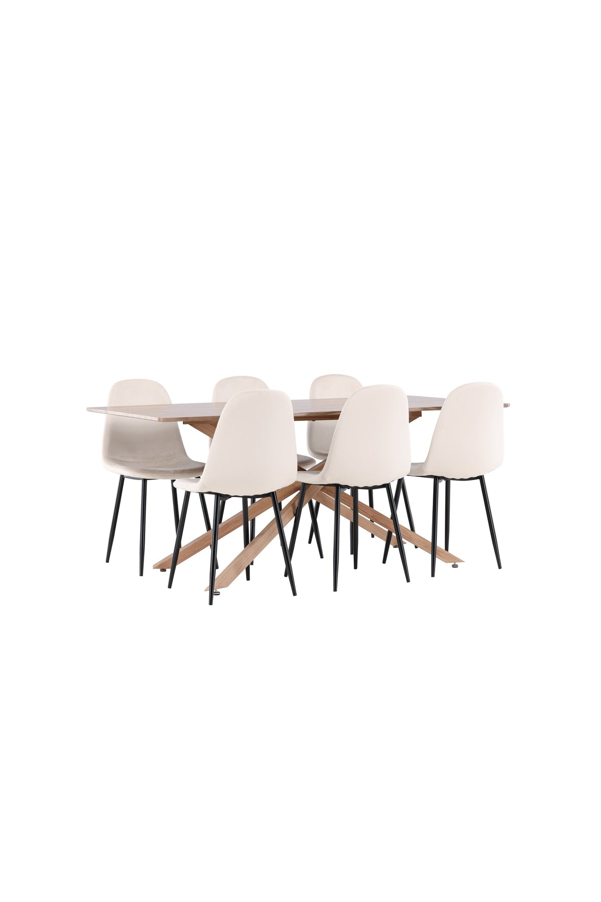 Piazza Matbord med Polar Stolarna – MDF