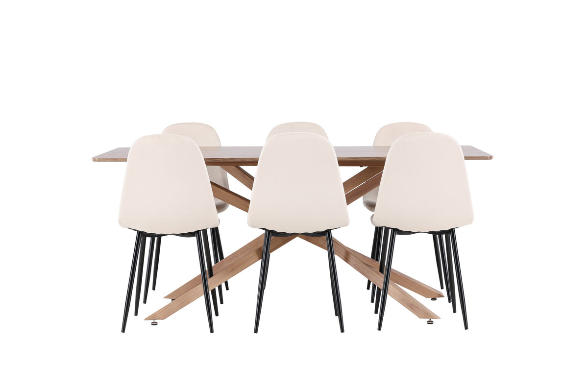 Piazza Matbord med Polar Stolarna – MDF