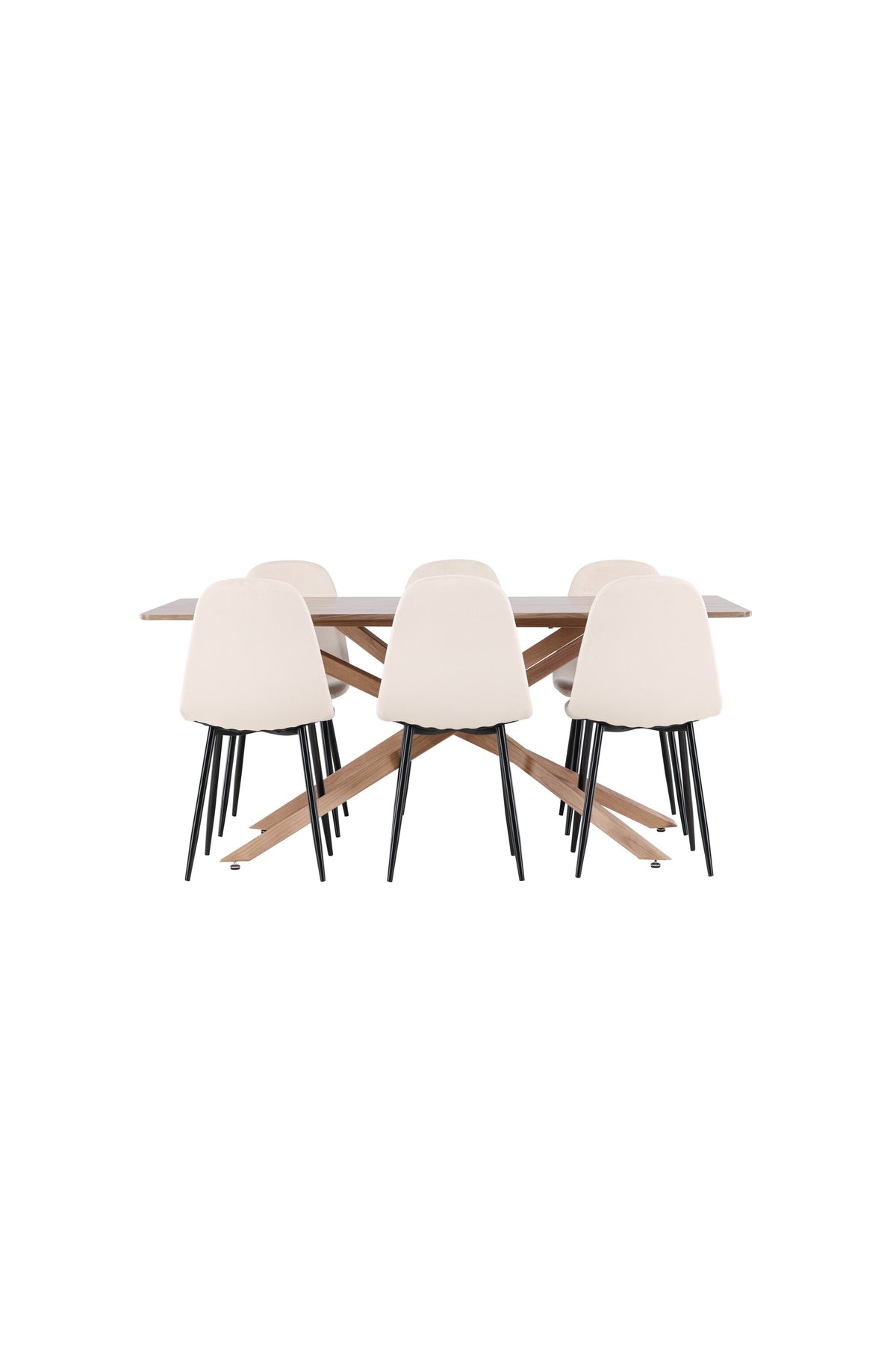 Piazza Matbord med Polar Stolarna – MDF